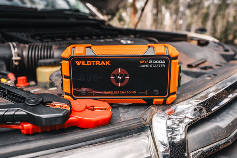 2000A 16AH HP Lithium Car & 4WD Jump Starter (Petrol & Diesel) with Case, USB C Port & Wireless Charging