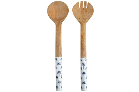 2 piece palm salad server set