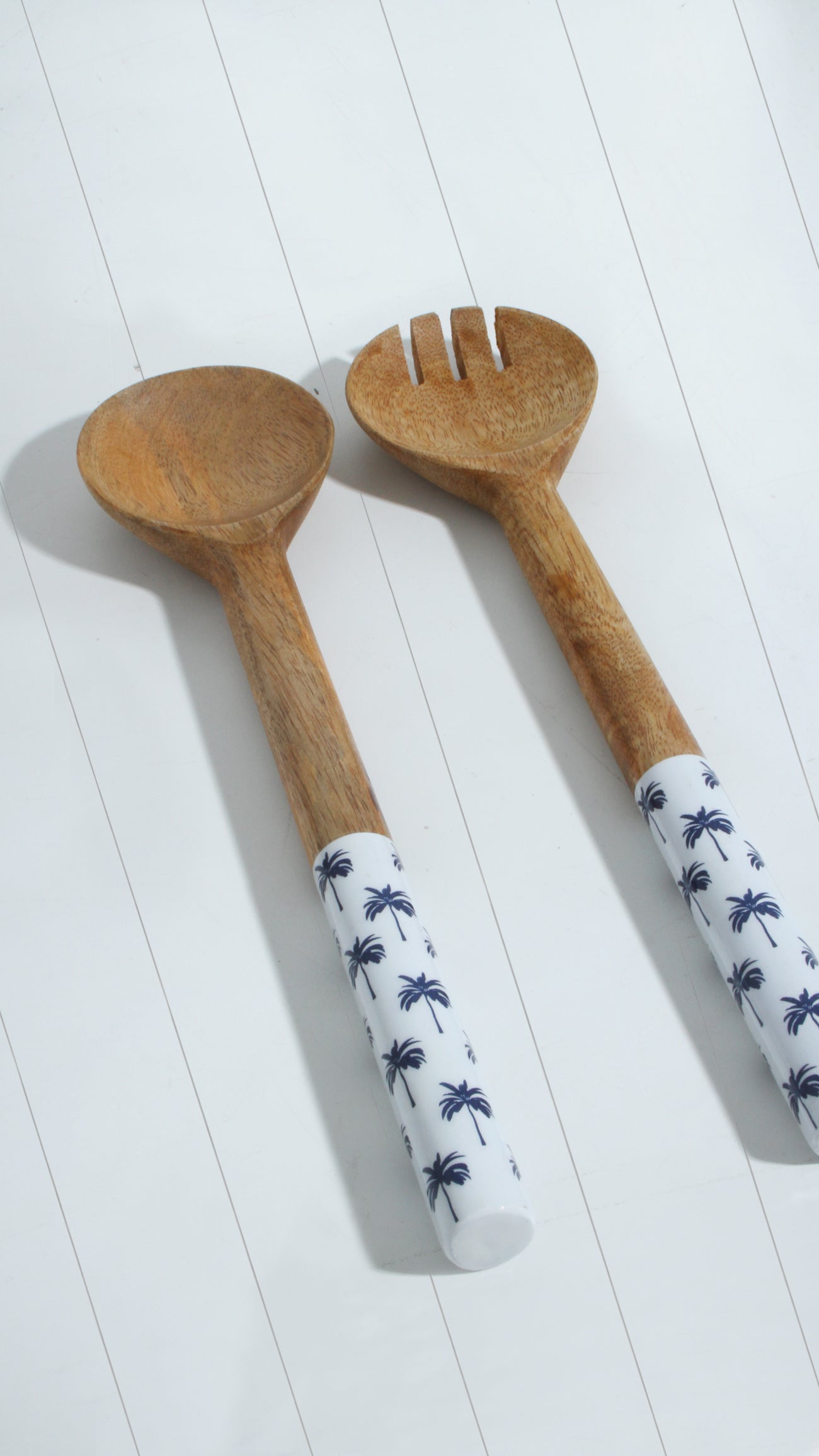 2 piece palm salad servers