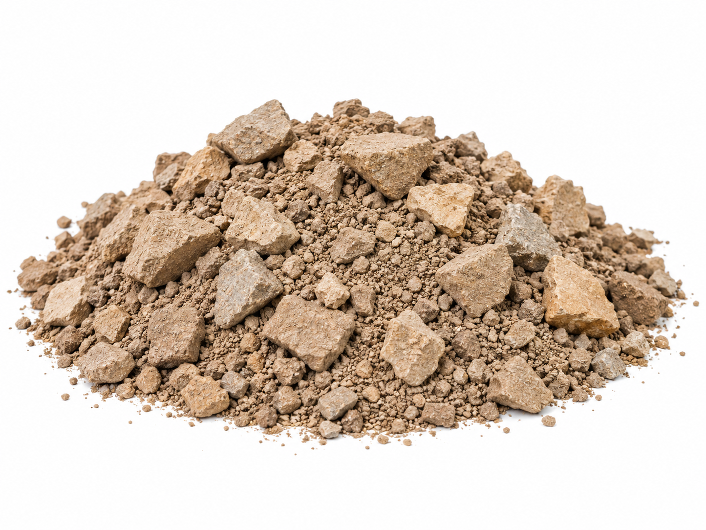 40mm Crushed Rock Road Base - Brown