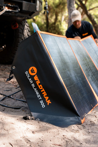 Folding 160W Solar Blanket (A-Grade With Etfe Coating, Built In Stand, Ip65 Waterproof & Carry Bag) For Camping, 4Wd & Caravan Adventures