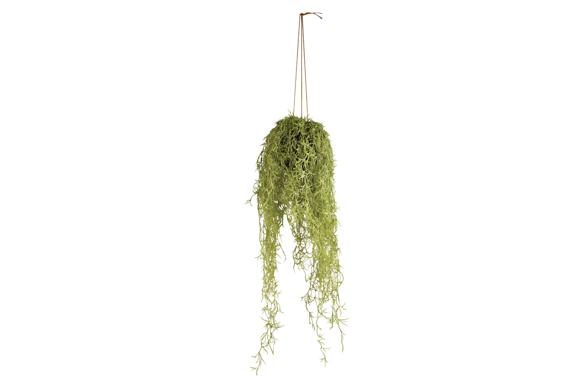 Faux Hanging Spanish Moss in Pot 74cm
