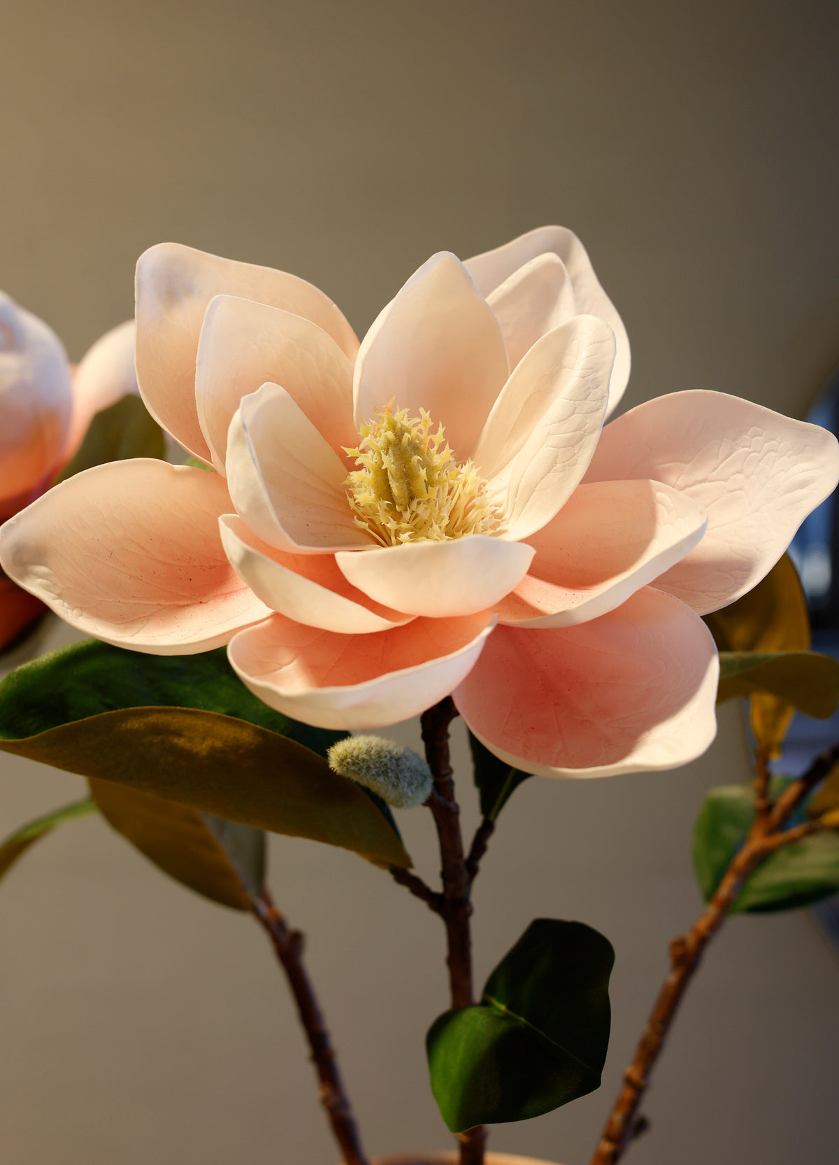 Real Touch Magnolia Stem 70cm