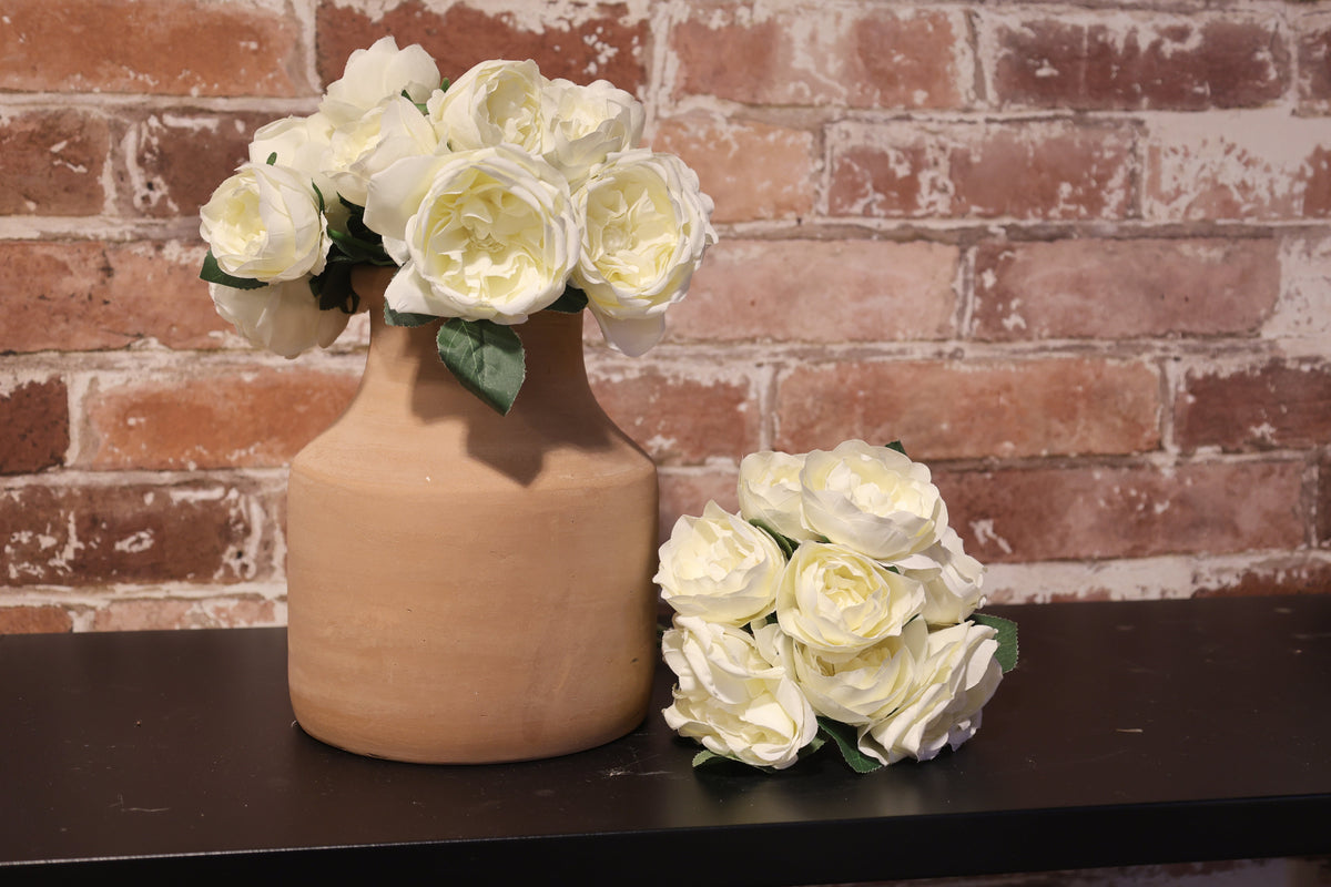  Deluxe Open Peony Bouquet Cream for Sale in Australia