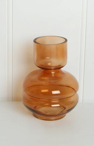 Bigul Glass Flower Vase 16 x 12 x 12 cm