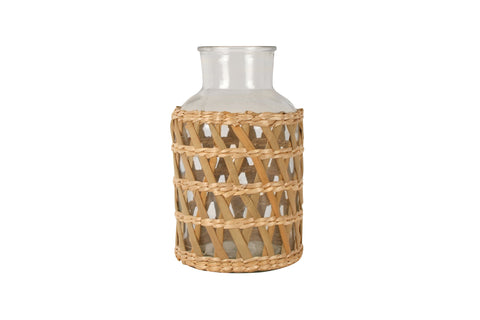 30cm Archi Seagrass Woven Vase