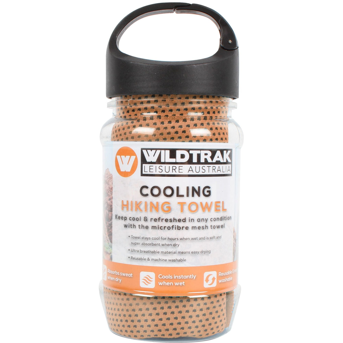 COOLING TOWEL IN HOLDER