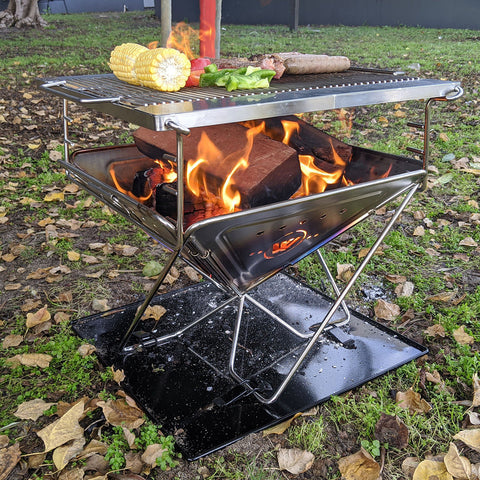 Frontier 450 Stainless Steel Folding Bbq Firepit