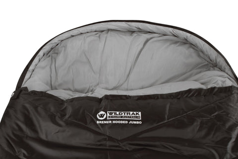 Bremer Hooded Jumbo Sleeping Bag | 0 To -5C