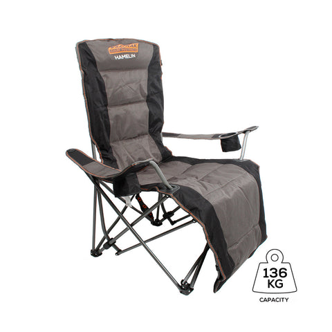 Wildtrak™ Hamelin Reclining Camp Chair Lounger: Enjoy Extreme Comfort