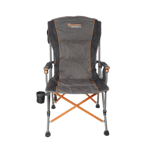 Cheynes Deluxe Solid Arm Chair Xl With High Back, Fully Cushioned & Self-Levelling Feet For Camping & Events (Folding Chair + Carry Bag)