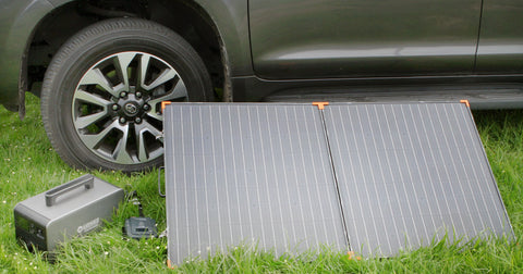 Folding 160W A-Grade Aluminium Solar Panel With Bag For Camping, 4Wd & Caravan Adventures