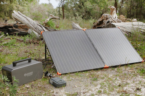 Folding 300W A-Grade Aluminium Solar Panel With Bag For Camping, 4Wd & Caravan Adventures