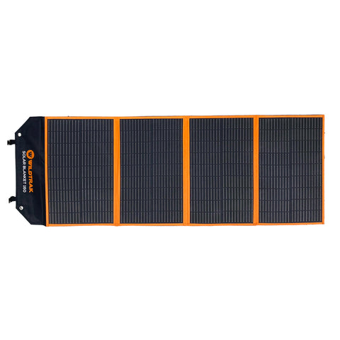 Folding 160W Solar Blanket (A-Grade With Etfe Coating, Built In Stand, Ip65 Waterproof & Carry Bag) For Camping, 4Wd & Caravan Adventures