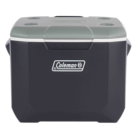 Coleman™ Extreme Daintree Cooler 57L Grey with Heavy Duty Wheels Retractable Towing Handle and Side Carry Handles