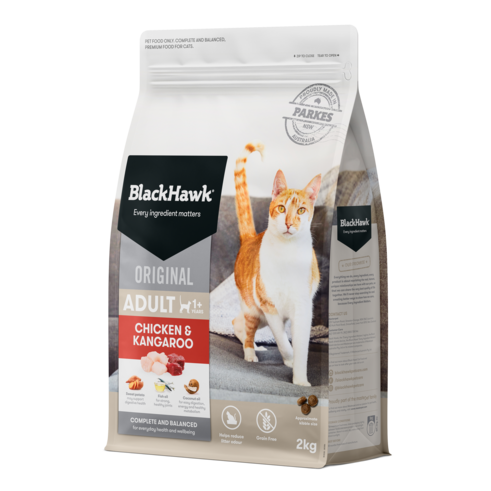 Black Hawk Cat Chicken & Kangaroo 2kg