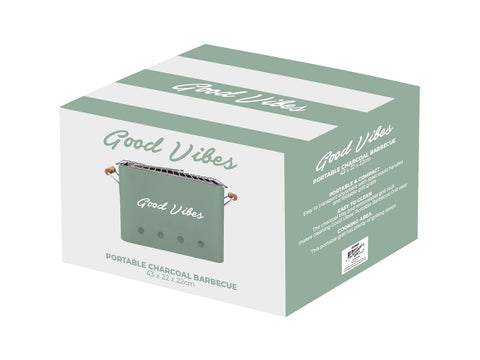 Good Vibes™ Portable Charcoal BBQ - Sage