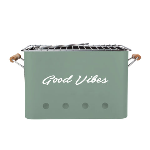 Good Vibes™ Portable Charcoal BBQ - Sage