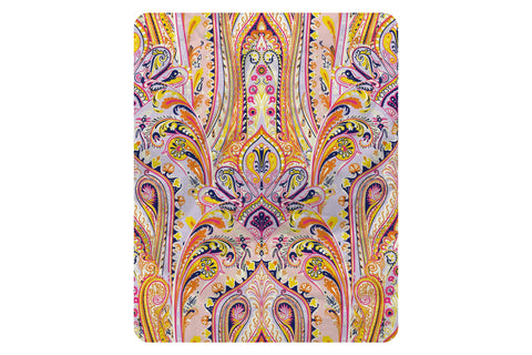 Good Vibes™ Family Picnic Blanket, Carry Strap, Oxford Fleece, Waterproof Base - Nomad Paisley
