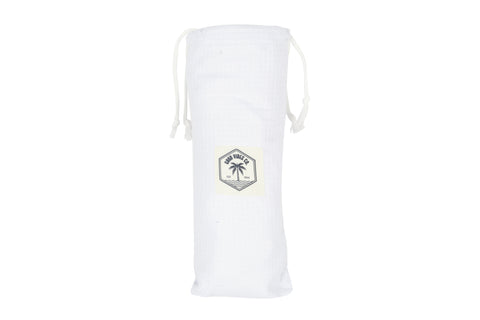 Good Vibes™ 160cm Premium Waffle Beach Towel with Storage Bag, Double Sided, Eco Friendly, Sand Free, Quick Dry, Ultra Absorbent - Havana