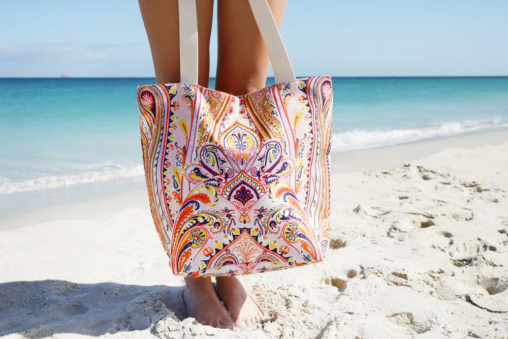 Good Vibes™ Beach Bag - Nomad Paisley