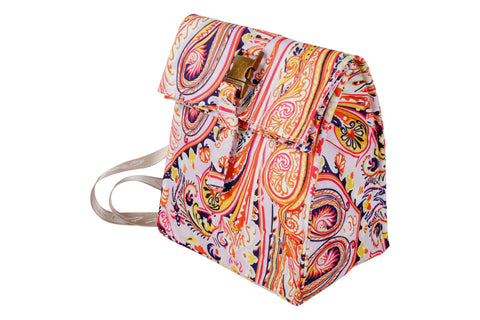 Good Vibes™ Insulated Lunch Bag, Removable Shoulder Strap, Metal Buckle -  Nomad Paisley
