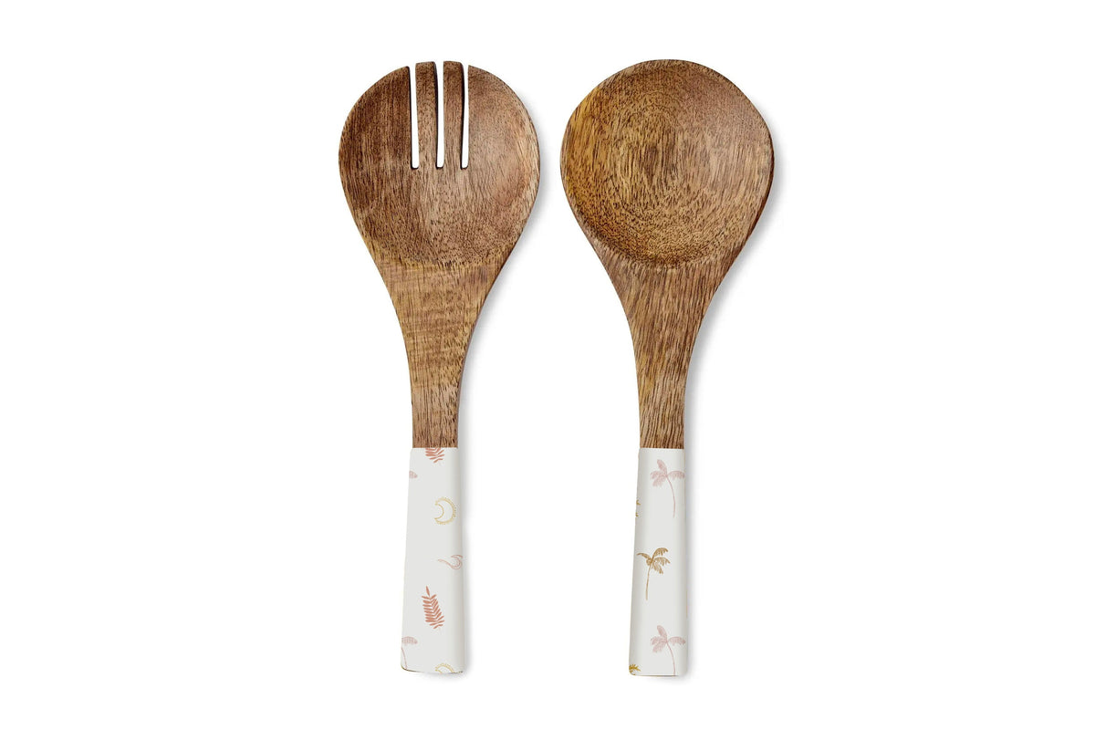 Stylish 2 Piece Salad Servers - 24x9cm set ideal for both casual and formal dining
