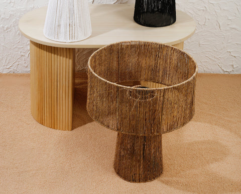 45cm Aurora Rope Table Lamp Natural