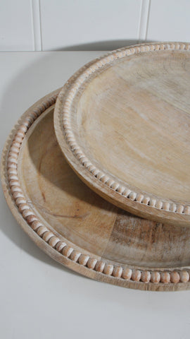 Bryony Mango Wood Round Plate 30cm