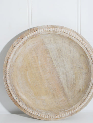 Bryony Mango Wood Round Plate