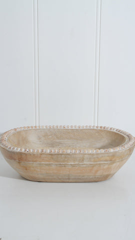 Bryony Mango Wood Round Bowl