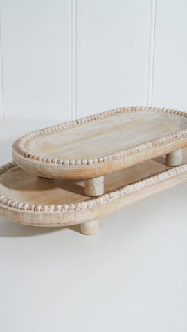 Bryony Mango Wood Tray With Legs