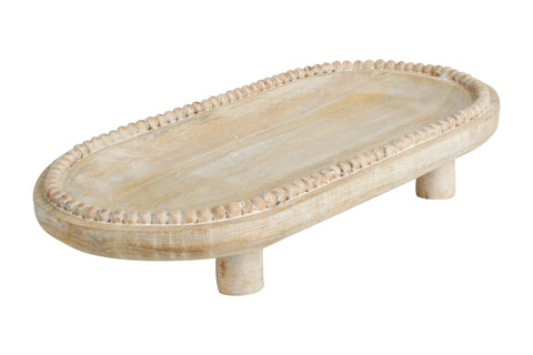 Bryony Mango Wood Tray With Legs