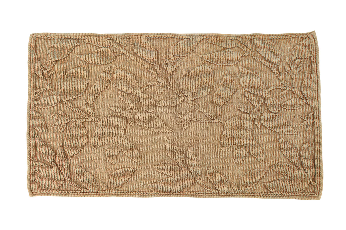 Ballie Stone Washed Indoor Mat Cream 90 x 60cm