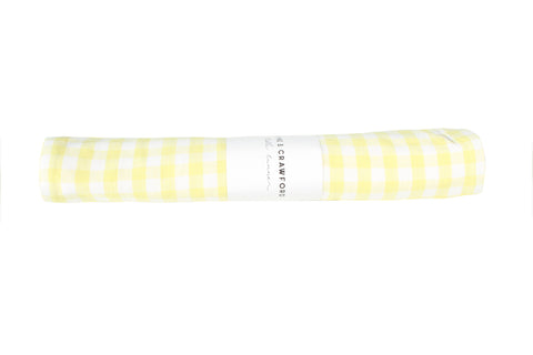 Cyrene Gingham Cotton Table Runner 180 x 33cm