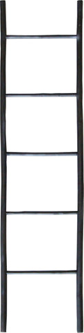 Bukit Bamboo Display Ladder Black 180 X 46cm