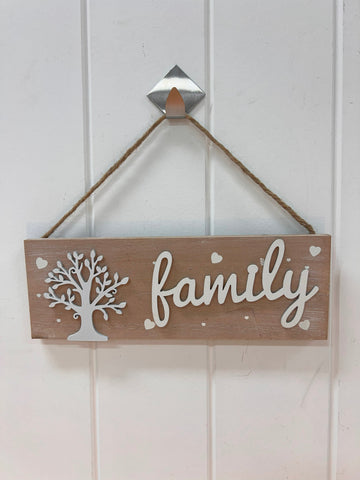 Family Hanging Plaque