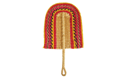 Ash Seagrass Decorative Fan 35 x 20 x 2cm in Australia