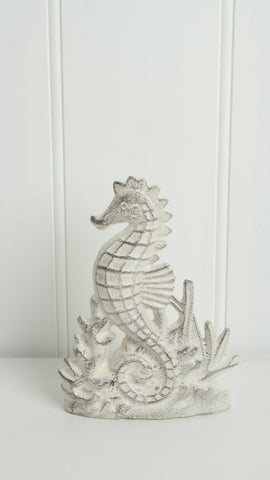 Halyn Cast Iron Seahorse Door Stop