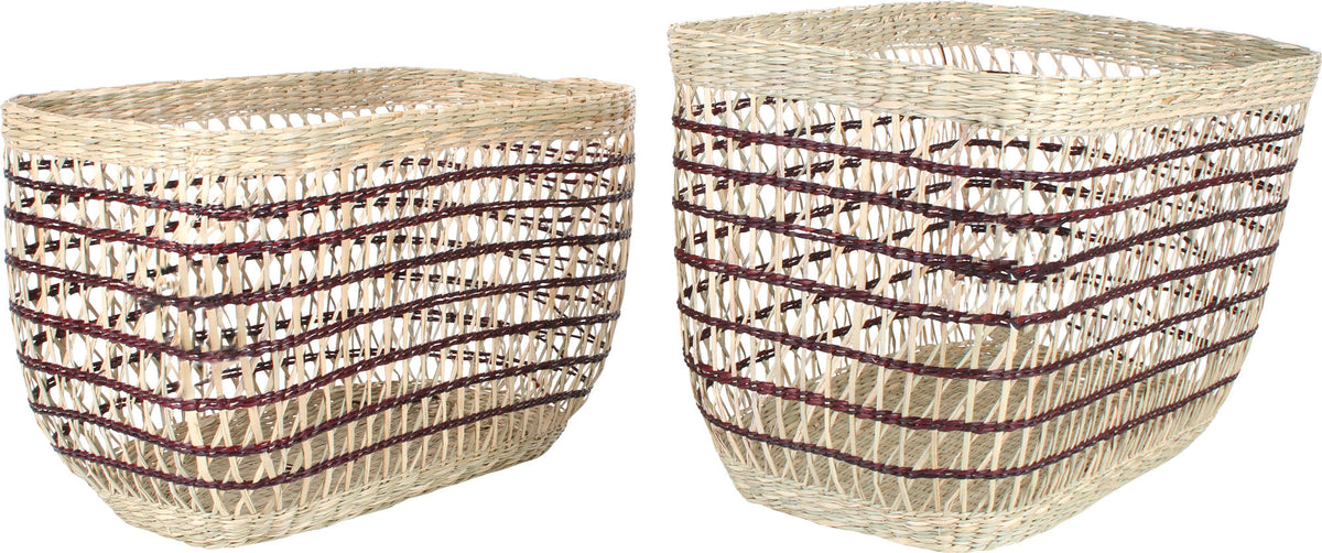 Buy Blake Set of 2 Rectangle Storage Baskets from our online store - Maine & Crawford