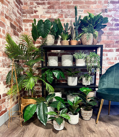 Faux Potted Fiddle Leaf 45cm