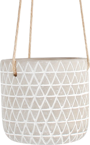 Destiny Hanging Pot Planter Cement 11 x 11 x 10cm