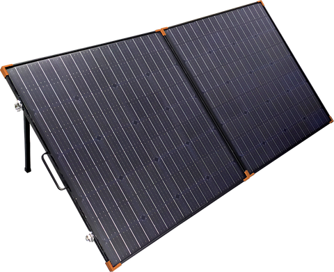 Folding 160W A-Grade Aluminium Solar Panel With Bag For Camping, 4Wd & Caravan Adventures