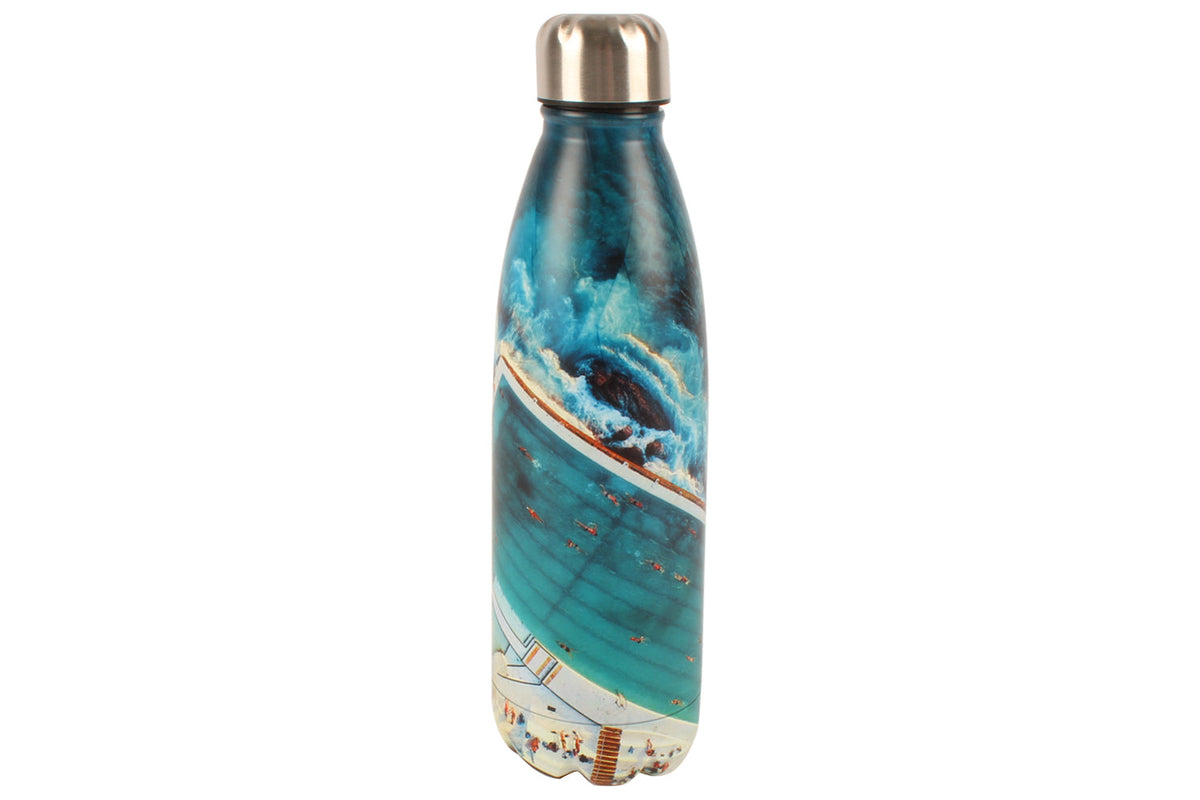 Good Vibes™ Double Wall Stainless Steel BPA Free Water Bottle 500ml - Bondi Baths