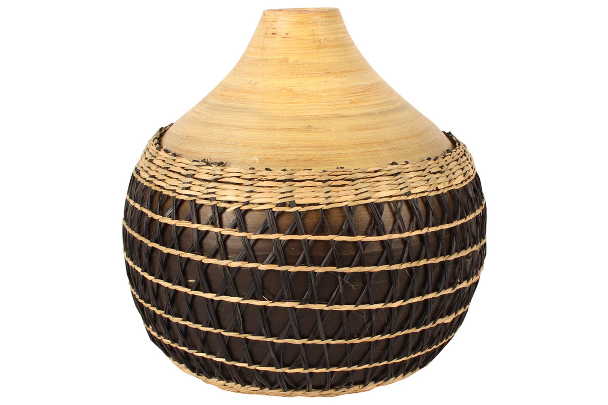 Abui Bamboo Vase 26 X 25cm