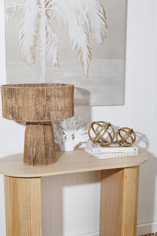 45cm Aurora Rope Table Lamp Natural