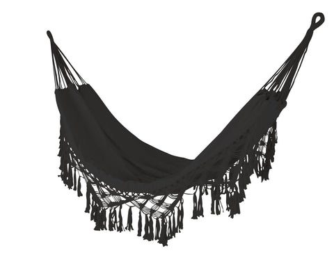 Chill Macrame Style Canvas Hammock