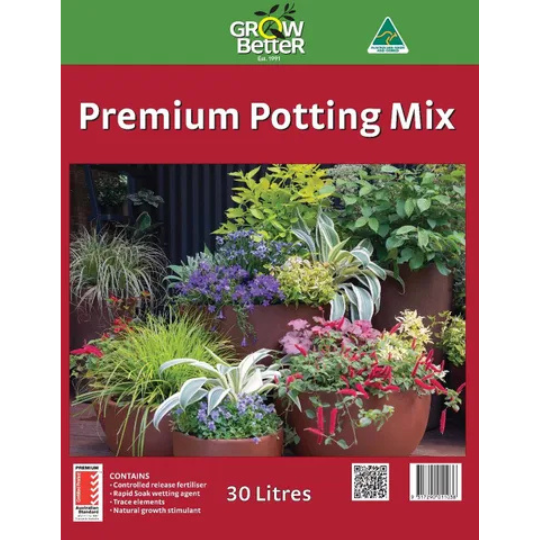 Grow Better Premium Potting Mix 30L product photograph