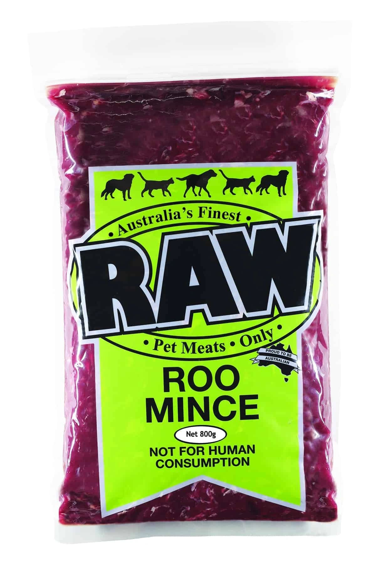 RAW Pet Meats Roo Mince 800g