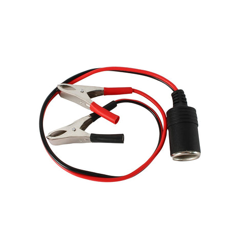 12Volt Accessory Socket to Alligator Battery Clips